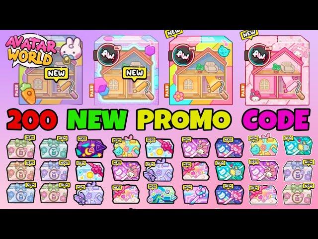 200 NEW PROMO CODE IN AVATAR WORLD 2020-2024 ALL PROMO CODE  (COLLECTION)
