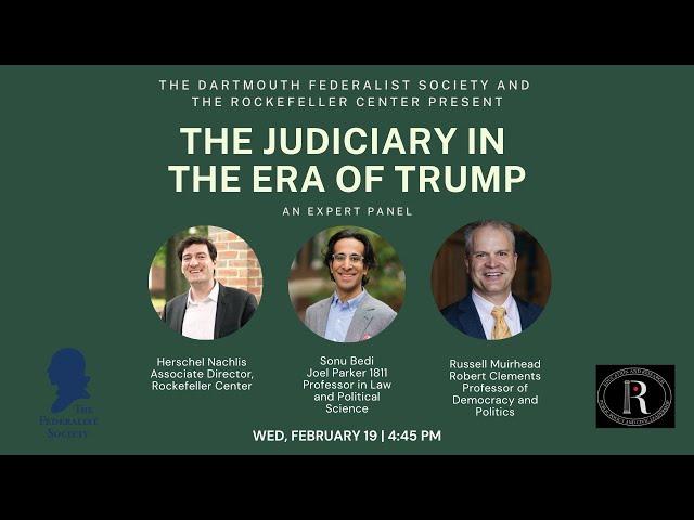 The Judiciary in the Era of Trump