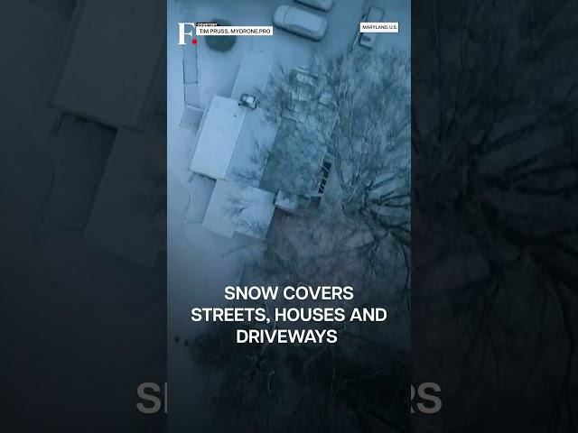 Watch: US’ Maryland Buried After Heavy Snowfall | N18G