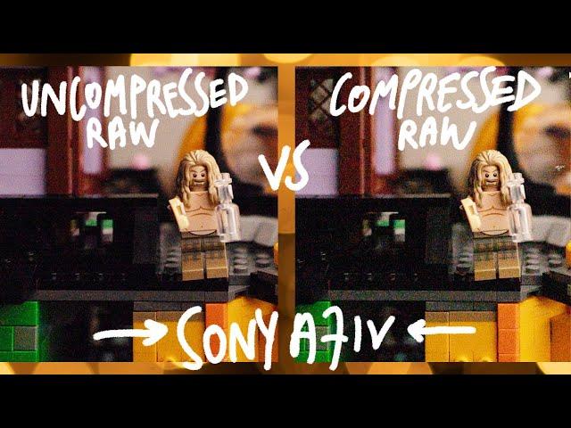 Compressed RAW vs Uncompressed RAW on Sony A7IV