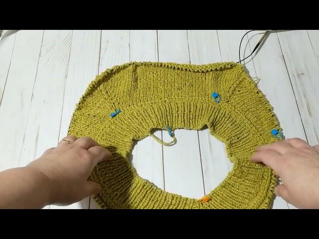 A New Technique to Start Knitting Top-down Increase Sweater Cardigan Tutorial  