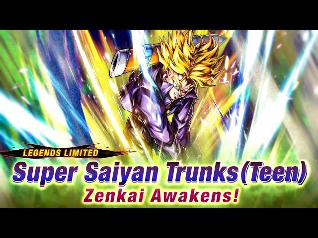 DRAGON BALL LEGENDS "LL Super Saiyan Trunks (Teen)" Zenkai Awakening Trailer