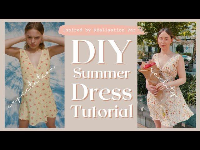 DIY Mini Summer Dress + Pattern | Réalisation Par Isabelli Inspired | Thrills and Stitches