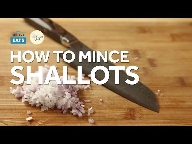 Knife Skills: How to Mince Shallots