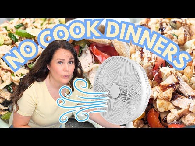 3 NO COOK dishes you need to TRY NOW | Summer No-Cook Meal Ideas