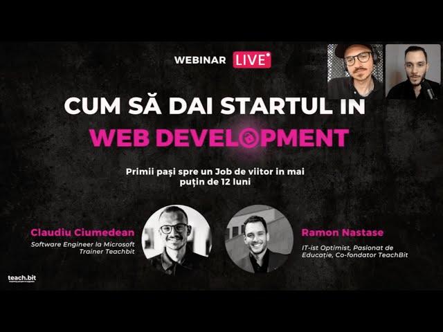 Web Development: Cum sa faci Reconversie Profesionala in 12 luni FARA Experienta in IT