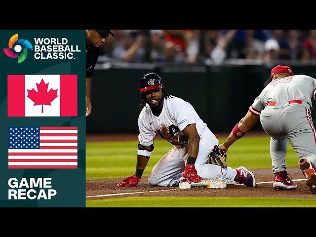 Canada vs. United States Game Highlights | 2023 World Baseball Classic