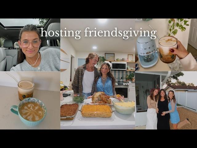 hosting friendsgiving: a cozy vlog