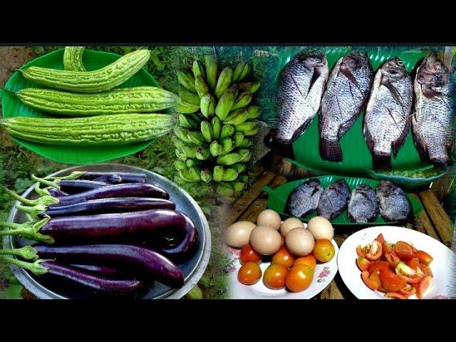 Buhay Probinsya Pag Luluto Ng Gulay Na Talong Ampalaya At Pritong isda | Binatang Pinoy