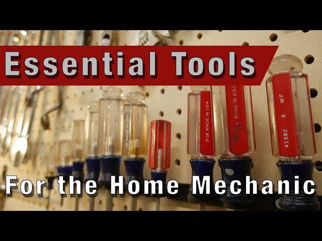 Essential tools for the home mechanic