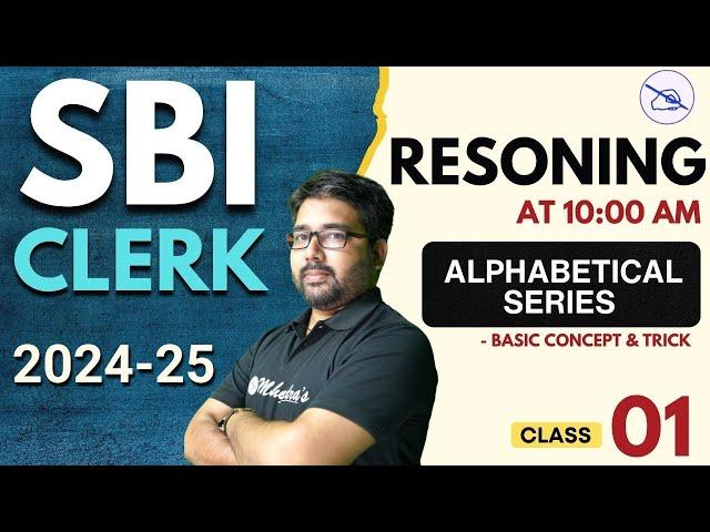 SBI CLERK 2024-25: Solve Alphabetical Series with Kuldeep Sir | Top Questions & Tricks !