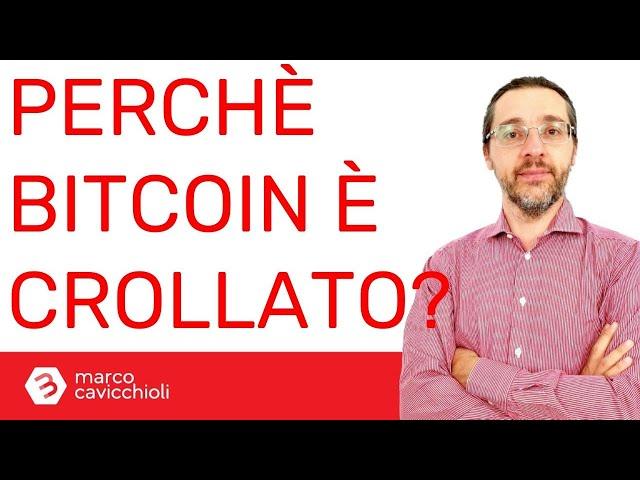 Perchè bitcoin è crollato insieme alle borse?