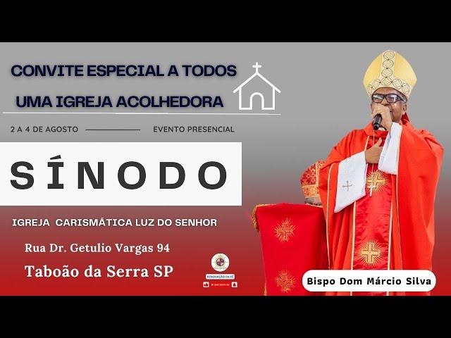 CONVITE PRESENCIAL PARA AGOSTO - SÍNODO - UMA IGREJA ACOLHEDORA