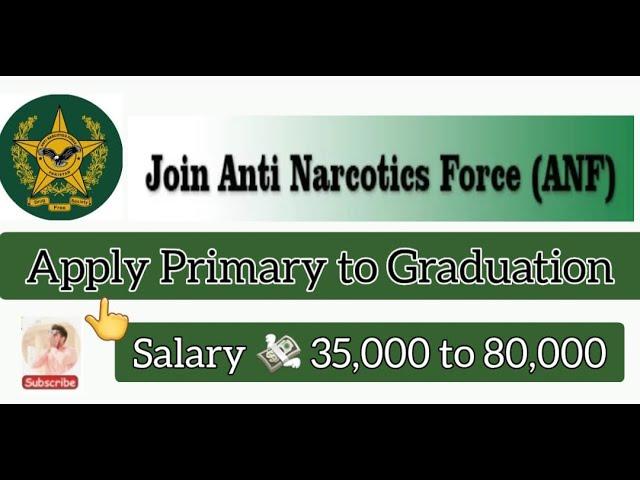 ANF Jobs 2020 Anti Narcotics Force Jobs 2020 | Latest ANF Jobs 2020 | Online Apply 202 ANF |