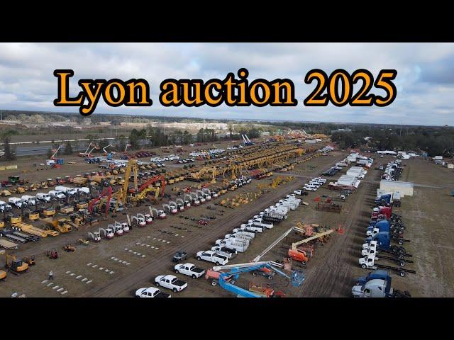 Huge heavy equipment and truck auction in Florida the 2025 Lyon auction did not disappoint or did it