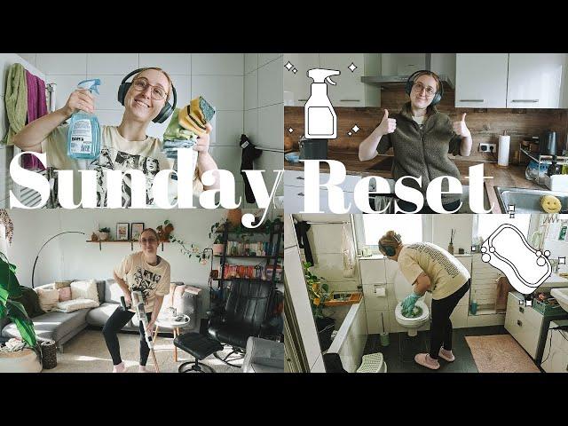 SUNDAY RESET ROUTINE| komplette Wohnung putzen & sauber machen