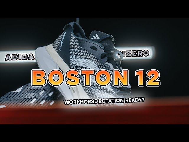 Unboxing the Workhorse: adidas Adizero Boston 12 (Core Black) Rotation Ready?