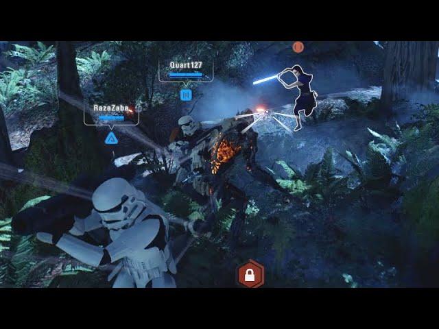 HERO GLITCHERS target me and CHOKE THE MATCH | Galactic Assault | Star Wars Battlefront 2