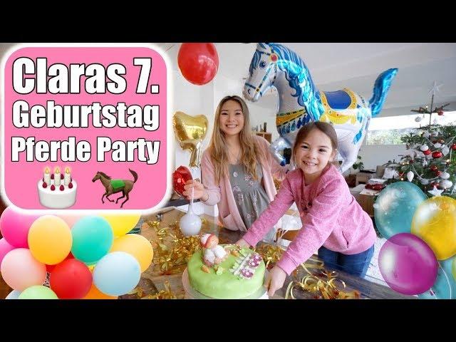 Claras Geburtstagsparty  Strahlende Augen & Geschenke auspacken | Pferde Torte machen | Mamiseelen