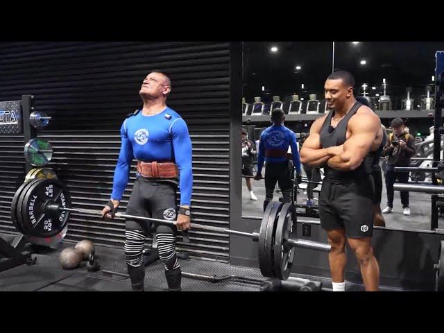 LARRY WHEELS WORKS OUT WITH EL CAMPEON!!!