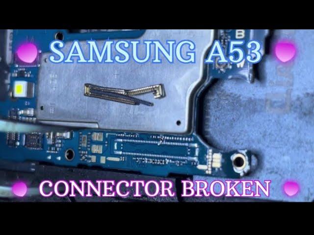 Samsung a53 display connector replacement easy way#samsunga535g #repairmobile