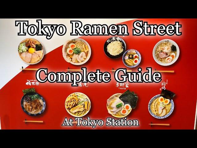 Amazing Ramen Noodles Tour at Tokyo Ramen street in Tokyo Station! [Complete Guide]