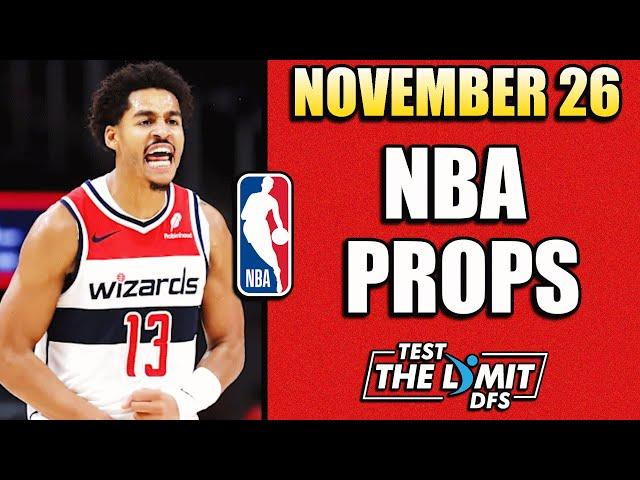 TOP 5 BEST NBA Player Prop Picks For Prizepicks | Taco Tuesday 11/26/2024