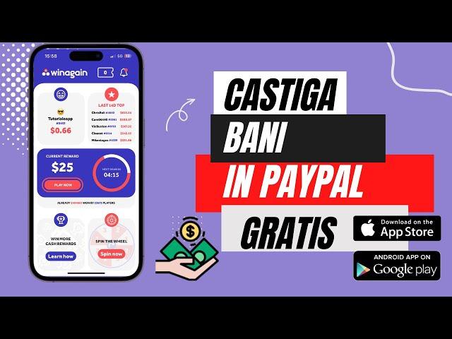  Castiga bani online in PayPal alege 3 numeri si poti castiga 15$ rapid fara depunere  