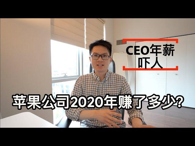 #45【财报360秒】苹果公司2020年赚了多少钱｜总裁CEO年薪吓人｜疫情之下的冲击｜Apple