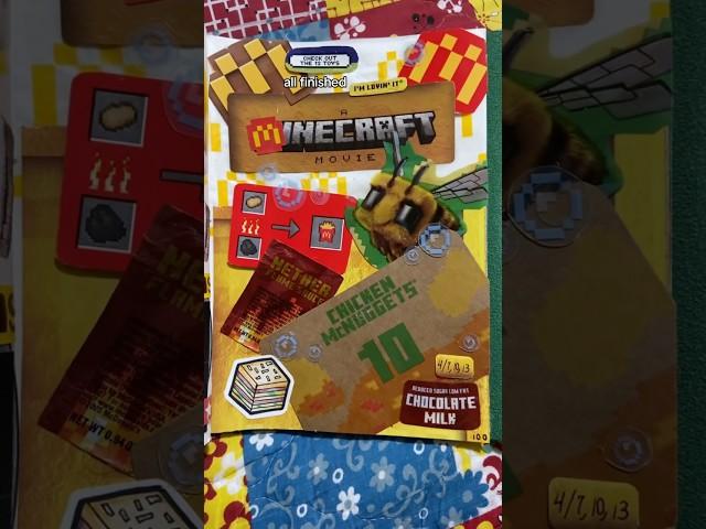 Making a Minecraft movie meal junk journal entry! #diy #2010s