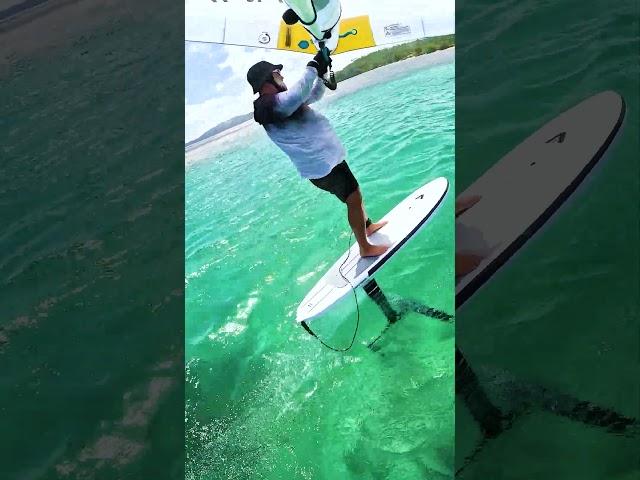 Wingfoil fun day in Kauai - Anini Boat Channel #hawaii #kauai #wingfoil #foil