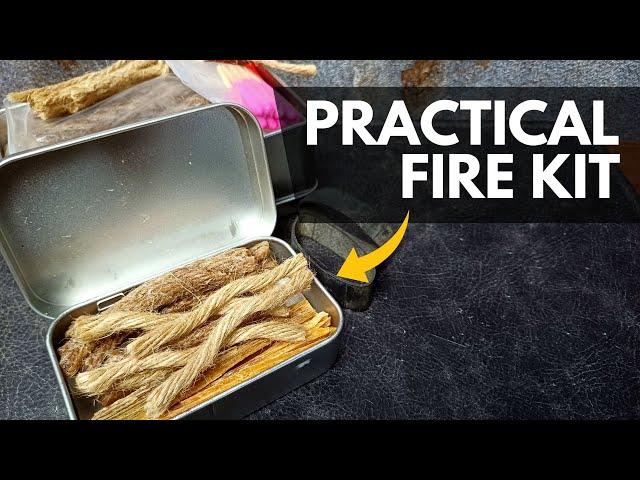 Practical Vs Educational Bushcraft Fire Kit