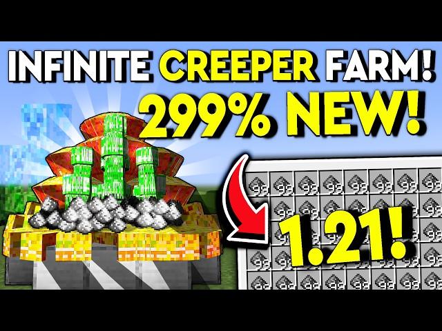 BEST INFINITE CREEPER XP FARM 1.21! Minecraft Bedrock MCPE/Xbox/PS4/Nintendo Switch/Windows 10