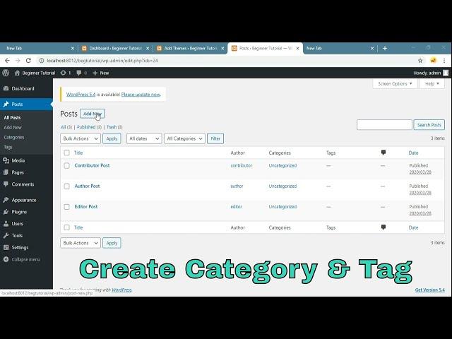 How To Create Categories & Tags For Posts In WordPress | WordPress Tutorials For Beginners