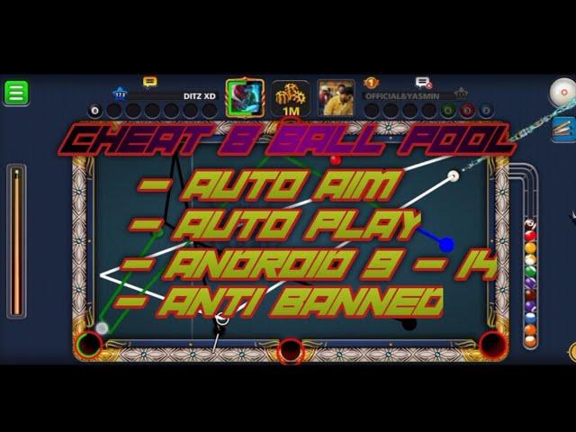 CHEAT 8 BALL POOL GRATIS -AUTO PLAY -AUTO AIM