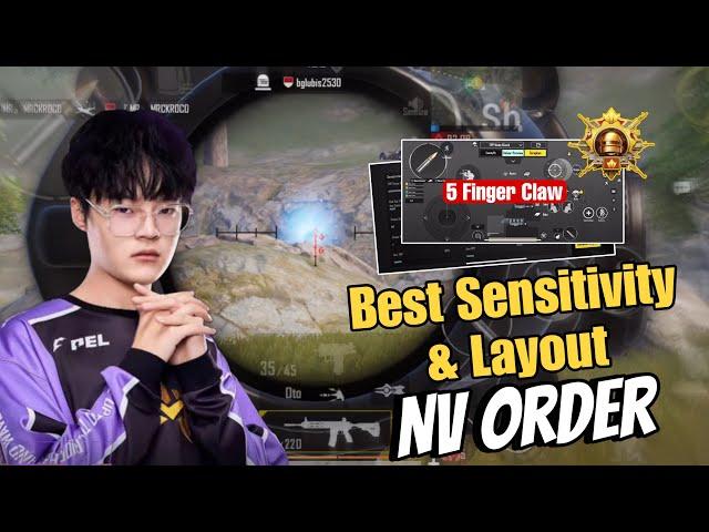 New  Nova Order Sensitivity Code & Layout Code 2024 | Sensitivitas PUBG Mobile Terbaik Norecoil