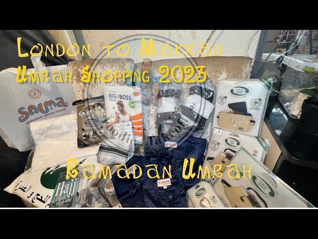 Umrah Shopping Vlog in London | VLOG-28 Umrah shopping tips | Macca Vlog series | London to Makkah |