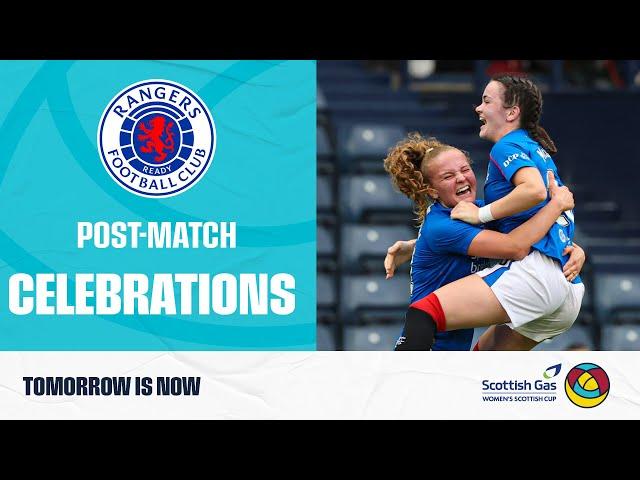 Rangers Trophy Celebrations! | Glasgow City 0-3 Rangers  |  Women's Scottish Cup Final 2024-25