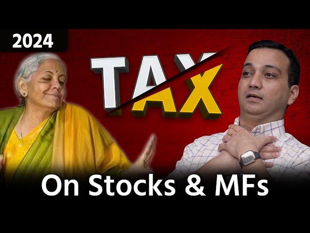 New Tax Rules for Stock Market Income & Mutual Funds Explained - Capital Gains Tax, STT in 2024