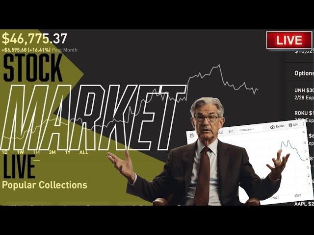 JEROME POWELL LIVE @ 10AM EST