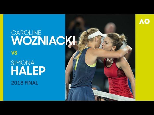 Caroline Wozniacki vs Simona Halep Full Match | Australian Open 2018 Final