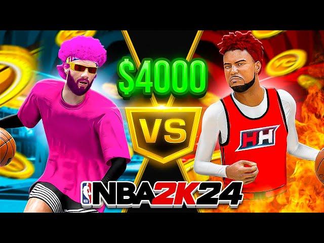 Double H challenged me to a $4,000 WAGER, and I accepted. (NBA 2K24)