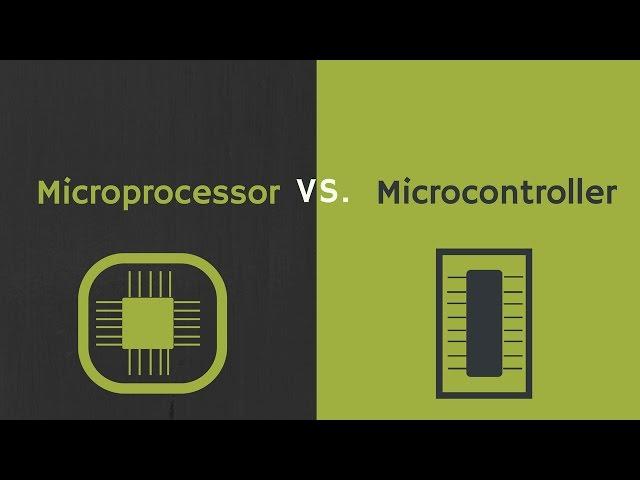 Difference between Microprocessor and Microcontroller