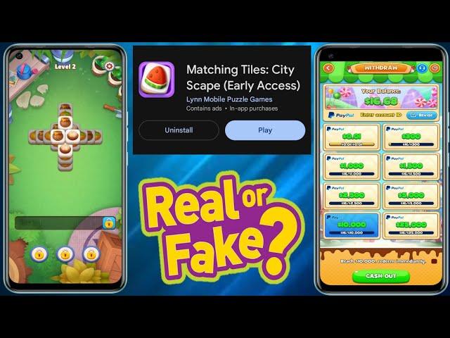 Matching Tiles Real Or Fake - Matching Tiles Withdrawal - Matching Tiles City Scape App