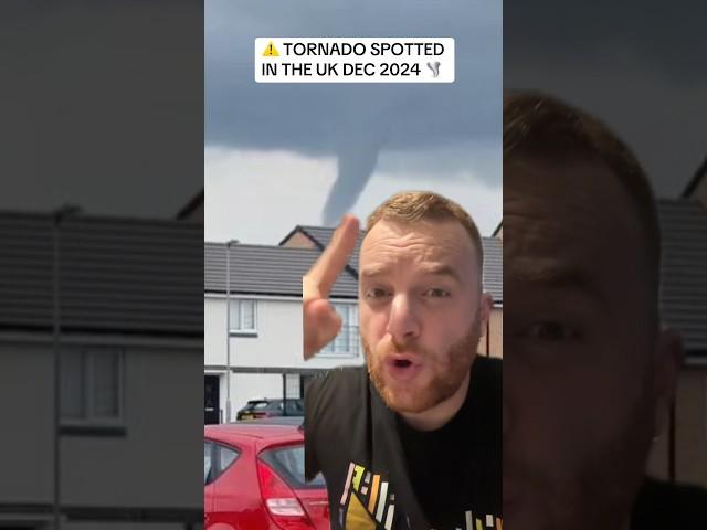 TORNADO SPOTTED IN THE U.K AS EVENTS CANCELLED #fyp #weather #storm #tornado #ukweather #shorts #uk