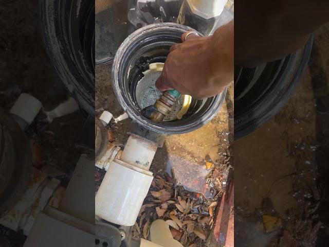 How to prime a pool pump.