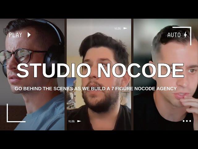 Episode 1: Building Studio NoCode (Behind The Scenes) VLOG