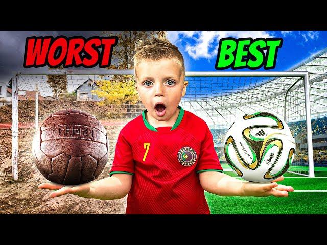 WORLD’S BEST vs WORST FOOTBALL!!