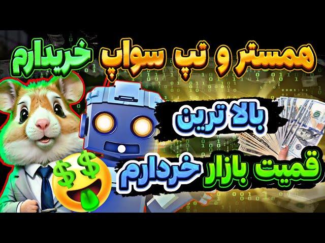 همستر و تپ سواپ بالا ترین قیمت بازار خریدارمعجله کنید همستر و تپ سواپ بفروشMAMSTER KOMBAT وTapSwap