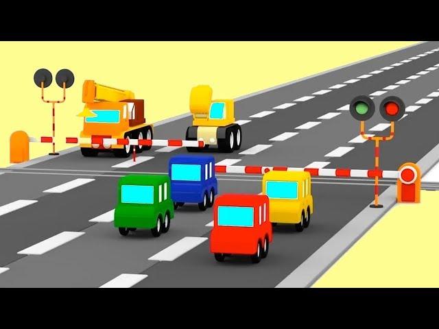 Make a CARTOON TRAIN! - Car Cartoons for Kids - Cartoon compilations for children